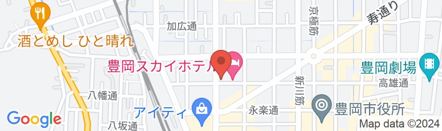 豊岡パークホテルの地図