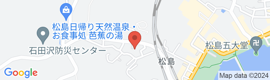 旅亭 雲静庵〜24時間飲み放題の宿〜の地図