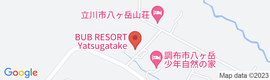 BUB RESORT Yatsugatakeの地図