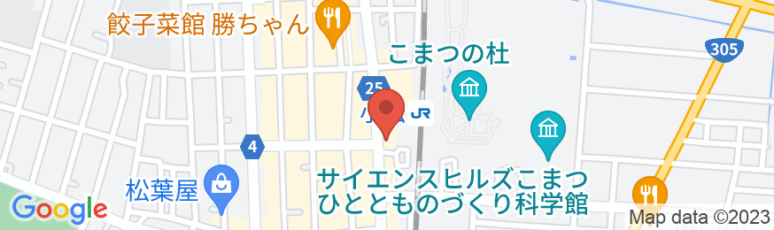 ハイパーホテル小松の地図