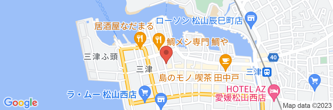 三津ミーツの地図