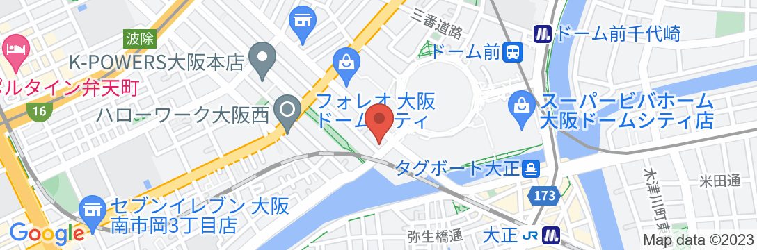東横INN大阪ドーム前の地図
