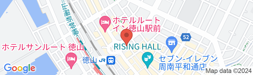 東横INN徳山駅北口の地図