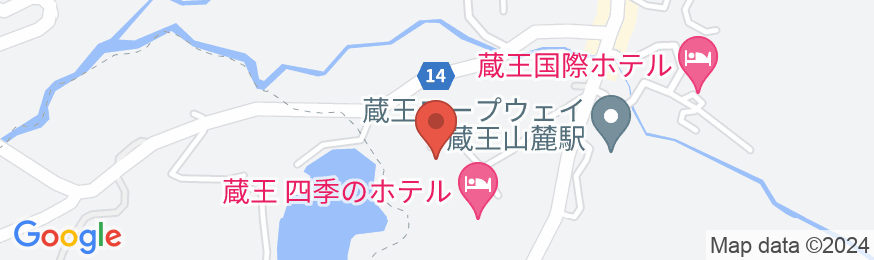 蔵王温泉 岩清水料理の宿 季の里の地図