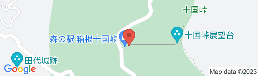 THE GLAMPING 箱根十国峠の地図