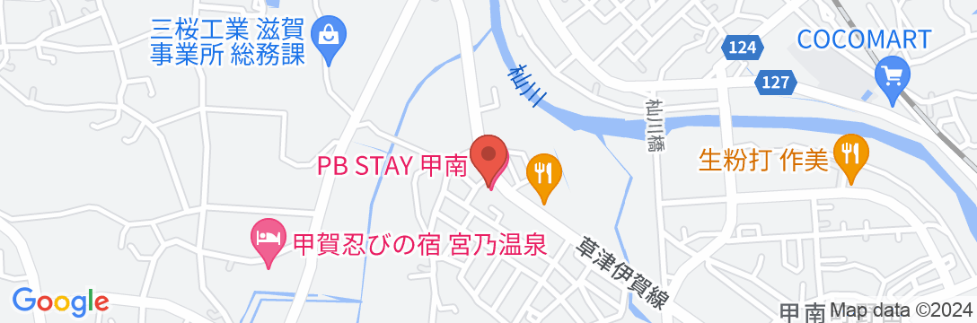 PB STAY 甲南の地図