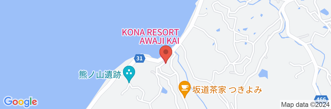 KONA RESORT AWAJI KAI<淡路島>の地図