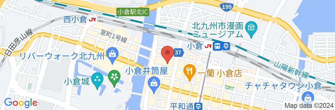 スマイルホテル小倉の地図