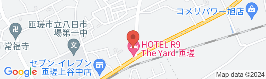 HOTEL R9 The Yard 匝瑳の地図