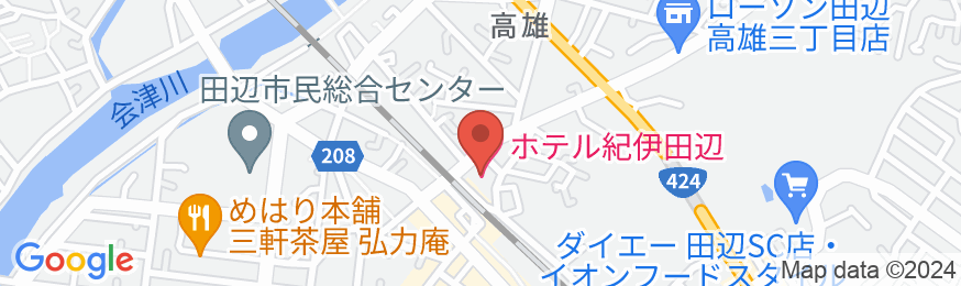ホテル紀伊田辺の地図