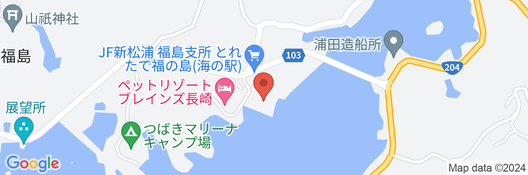 THE TRAILERHOUSE VILLAGE 長崎 TSUBAKI PREMIUMの地図