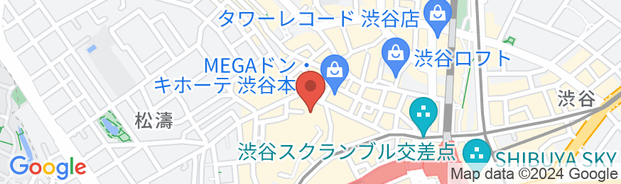 ホテルインディゴ東京渋谷の地図