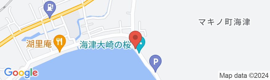 奥琵琶湖 四季亭の地図