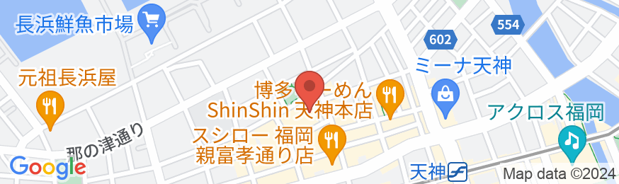 JUST IN 福岡の地図