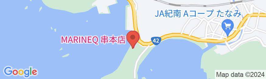 MARINE-Q 串本店の地図