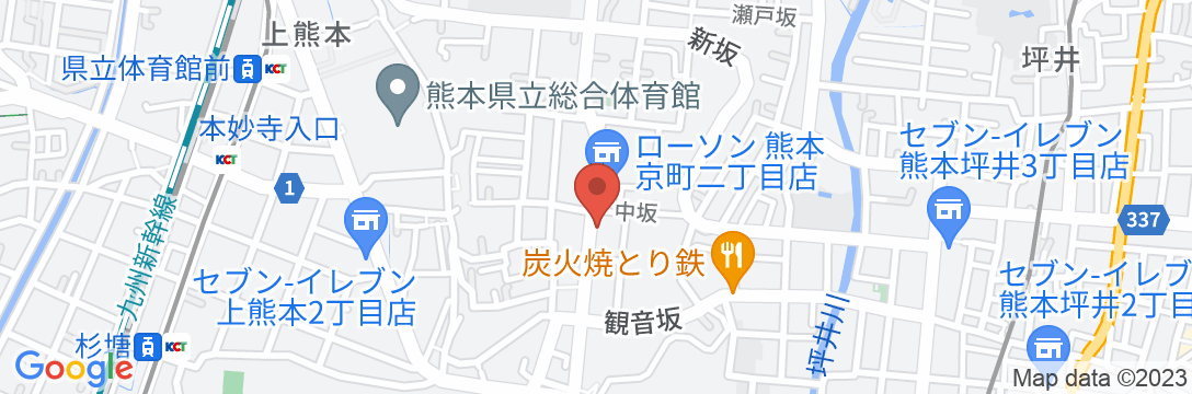 YOUR ROOM 京町の地図