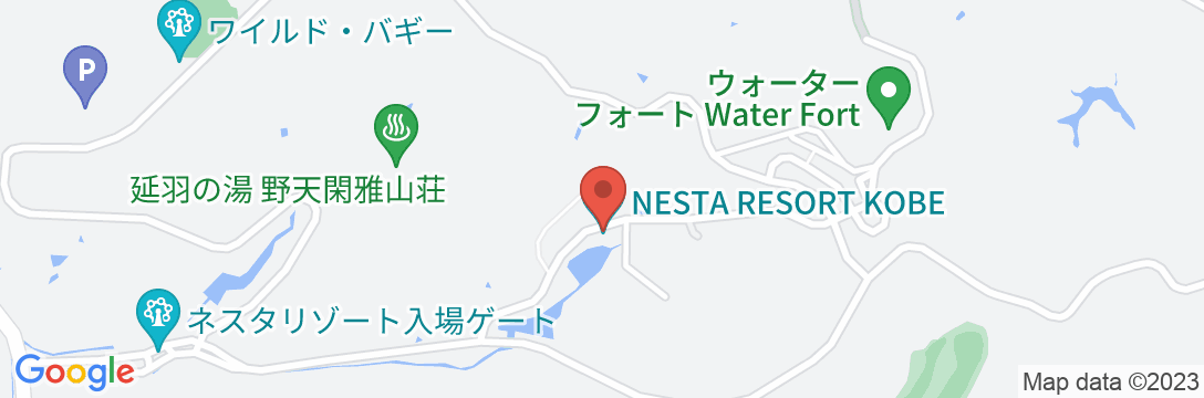 ネスタリゾート神戸 ロイヤルスイートの地図