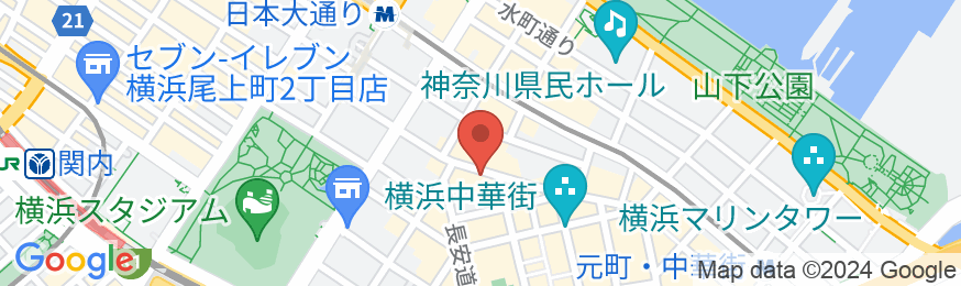 Hiromas Hostel in Yokohamaの地図