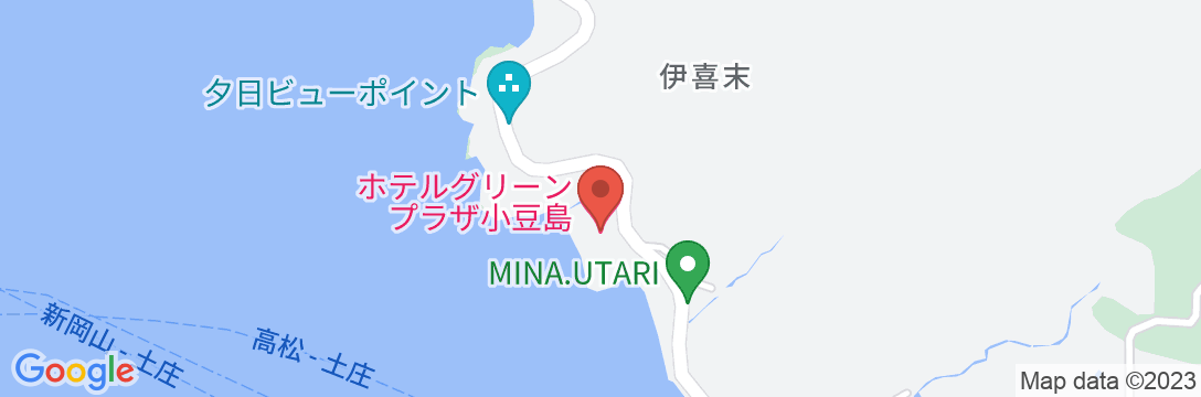 ホテルグリーンプラザ小豆島<小豆島>の地図