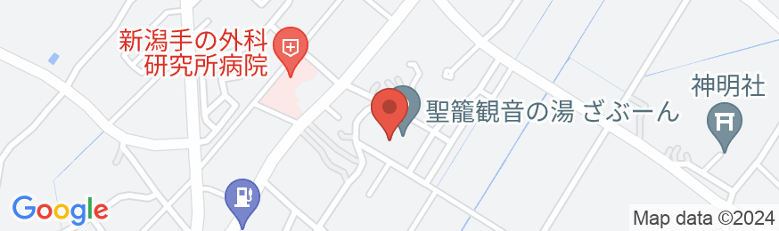 ホテルざぶ〜んの地図