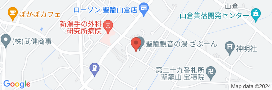 ホテルざぶ〜んの地図