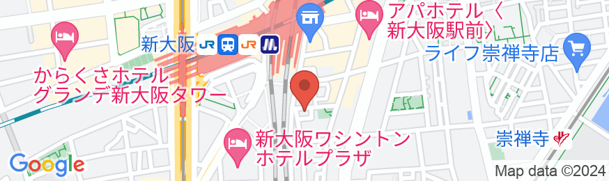 新大阪ステーションホテルの地図