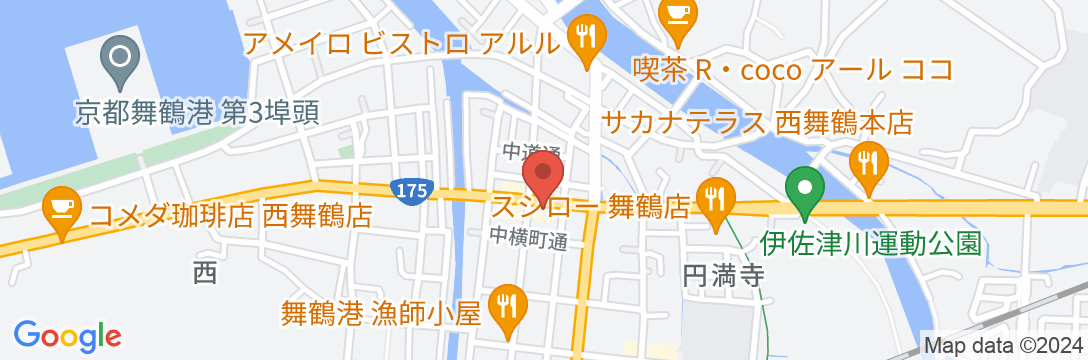 ゲストホテル宰嘉庵あおいの地図