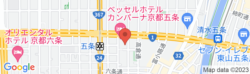 Tabist kiki HOTEL KYOTO Gojo Karasumaの地図