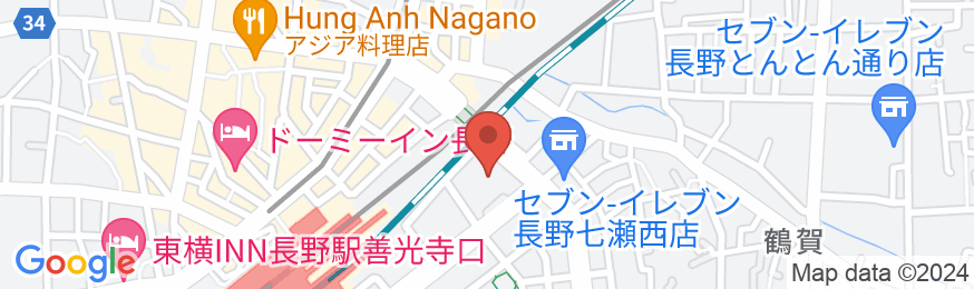 シャトレーゼホテル長野の地図