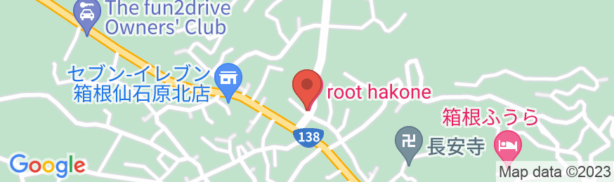 root hakoneの地図