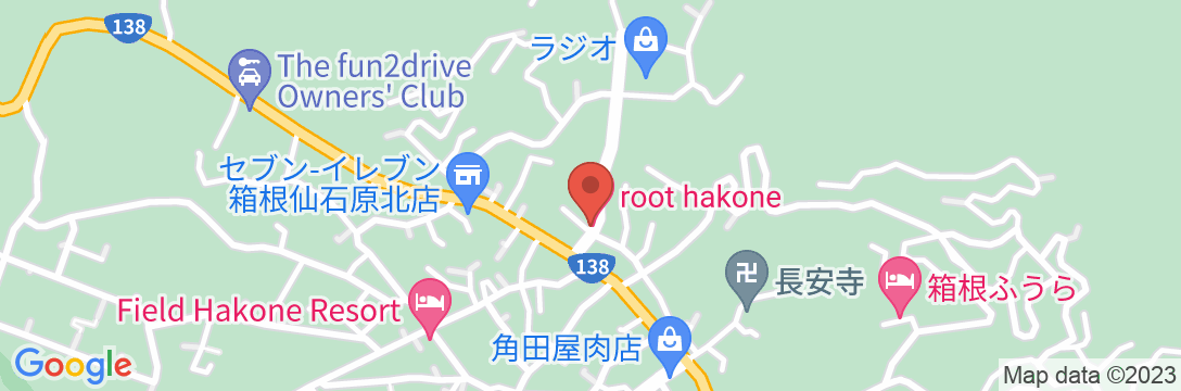 root hakoneの地図