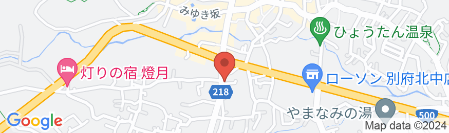 別府温泉 スパホテルつるみ(2023年9月グランドオープン)の地図