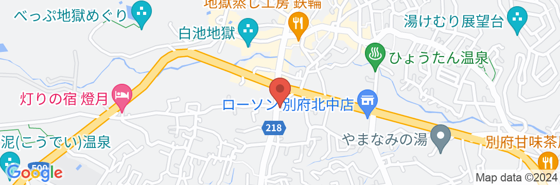 別府温泉 スパホテルつるみ(2023年9月グランドオープン)の地図