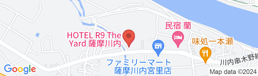 HOTEL R9 The Yard 薩摩川内の地図