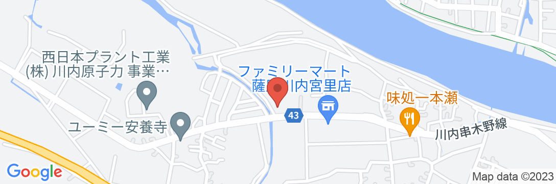 HOTEL R9 The Yard 薩摩川内の地図