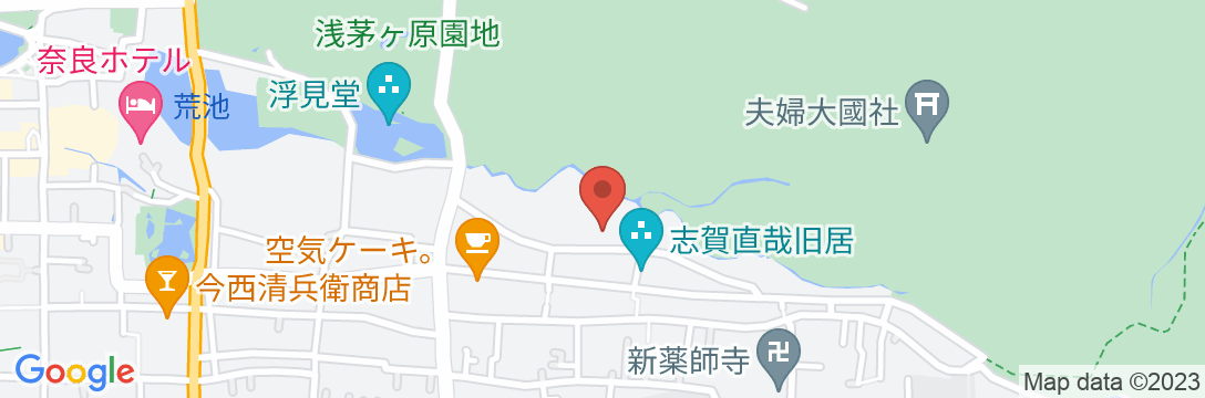 KKR奈良 みかさ荘(国家公務員共済組合連合会奈良宿泊所)の地図