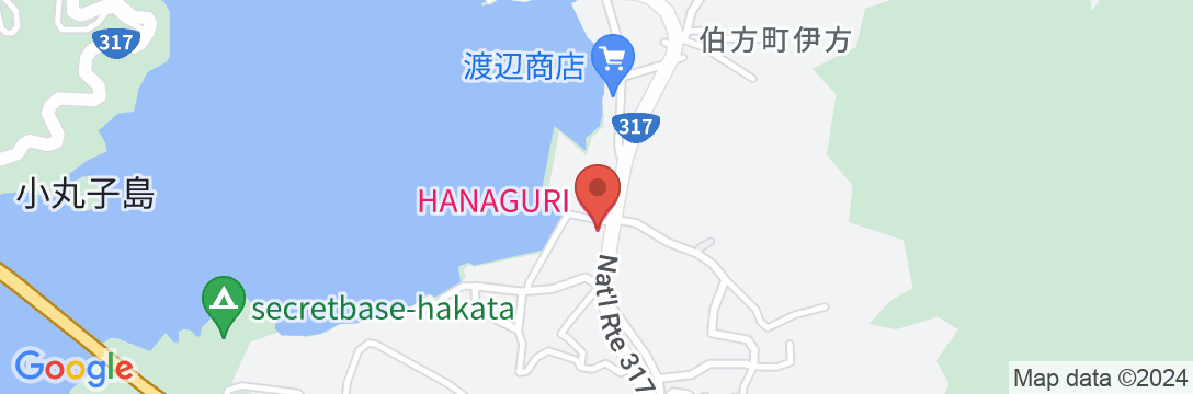 HANAGURIの地図