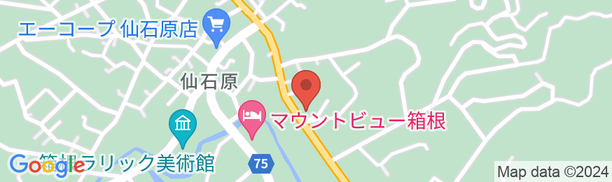 BLISSTIA箱根仙石原の地図