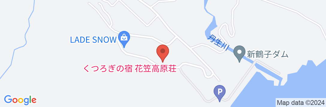 Tabist くつろぎの宿 花笠高原荘の地図