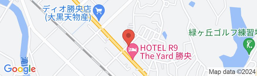 HOTEL R9 The Yard 勝央の地図