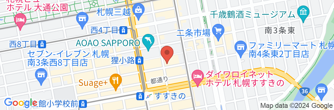 the b 札幌(ザビー さっぽろ)(2023年12月16日オープン)の地図