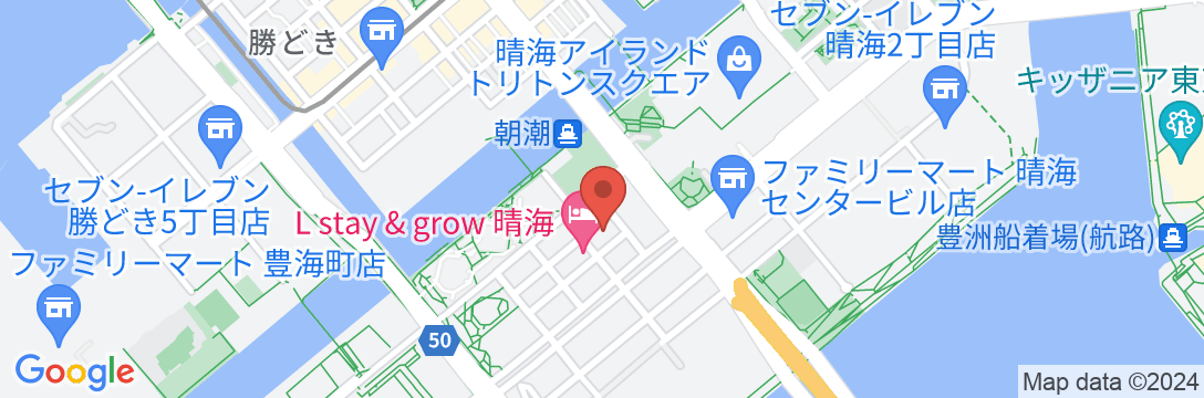 プレミアホテルーCABIN PRESIDENTー東京(2024年4月26日オープン)の地図