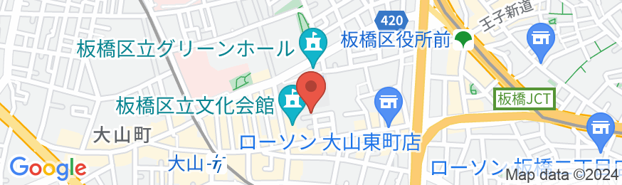 Cozy inn Oyamaの地図