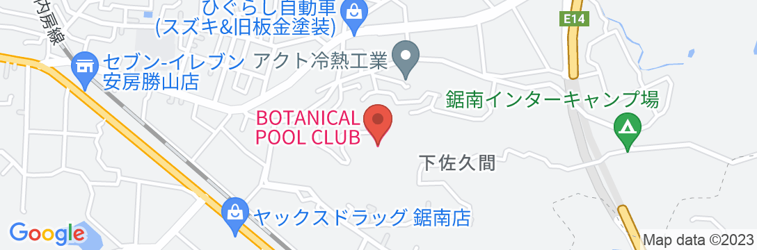 BOTANICAL POOL CLUBの地図