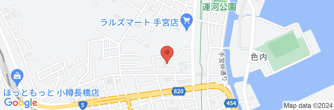 アールジェイホテルズ<小樽>の地図
