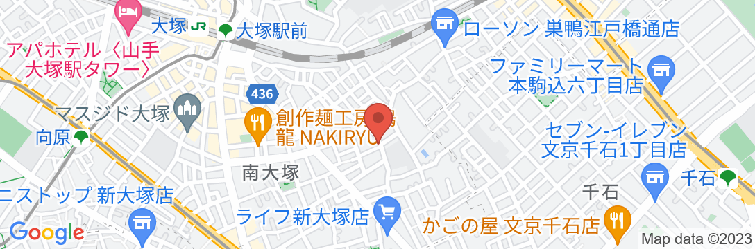 Hotel Belle Via Tokyoの地図