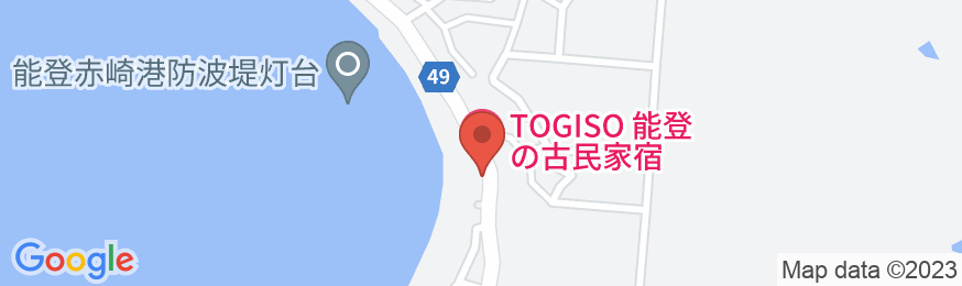 能登の古民家宿 TOGISOの地図