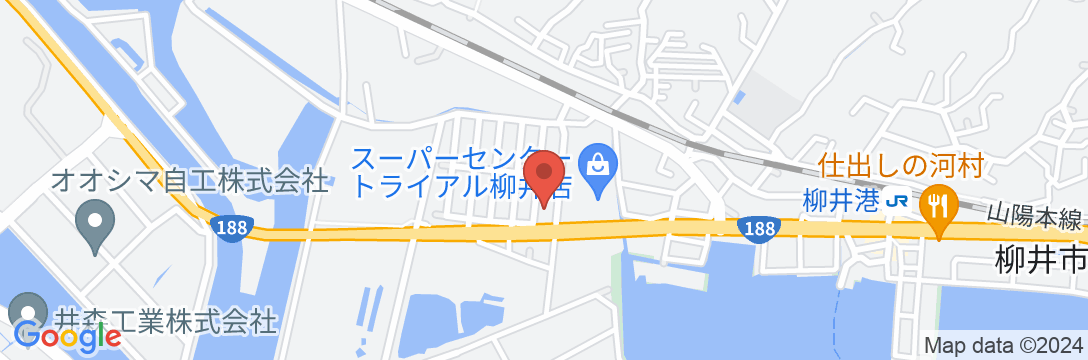 HOTEL R9 The Yard 柳井の地図