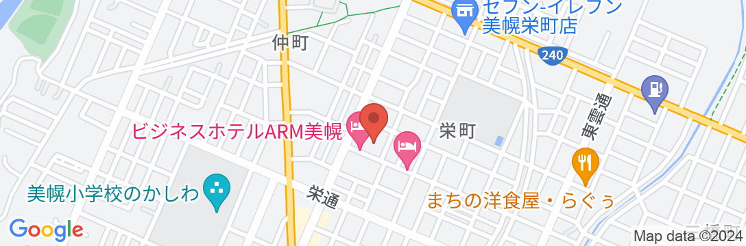 ビジネスホテル ARM美幌の地図