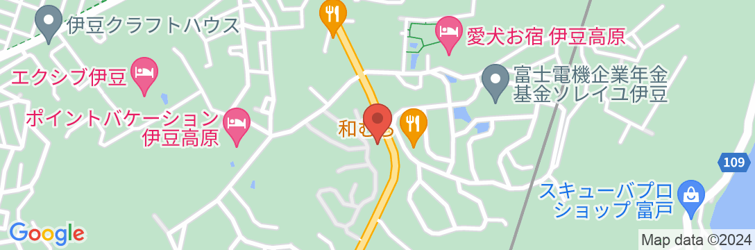 温泉宿 華水月 伊豆高原【Vacation STAY提供】の地図